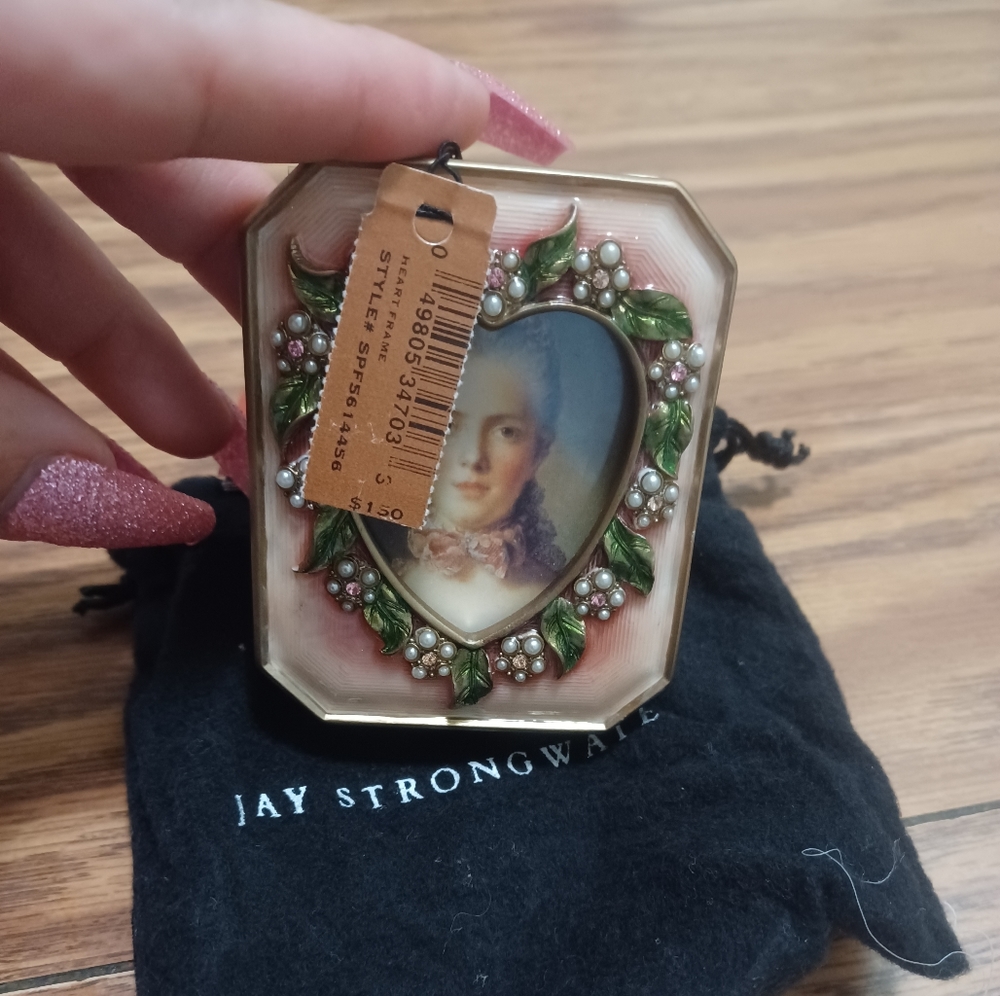 Jay strongwater wallet size picture frame